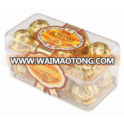 OEM Double Decker 16PCS Crispy Chocolate Wafer Ball Filled with Cream